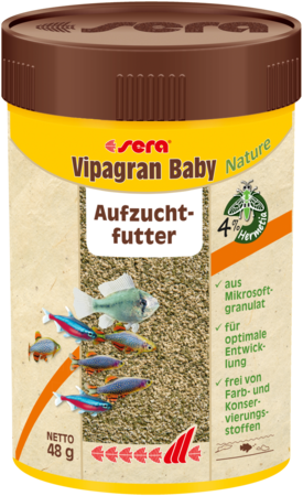 Sera Vipagran Baby Nature - Nourriture pour alevins