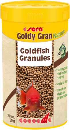 Sera Goldy Gran Nature - Granulés pour poissons rouges