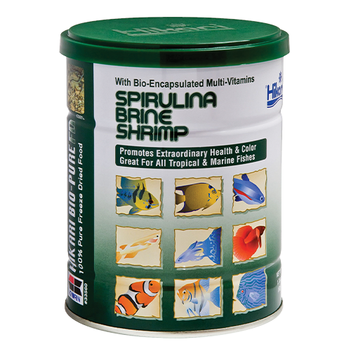 Crevettes de saumure à la spiruline lyophilisées Hikari