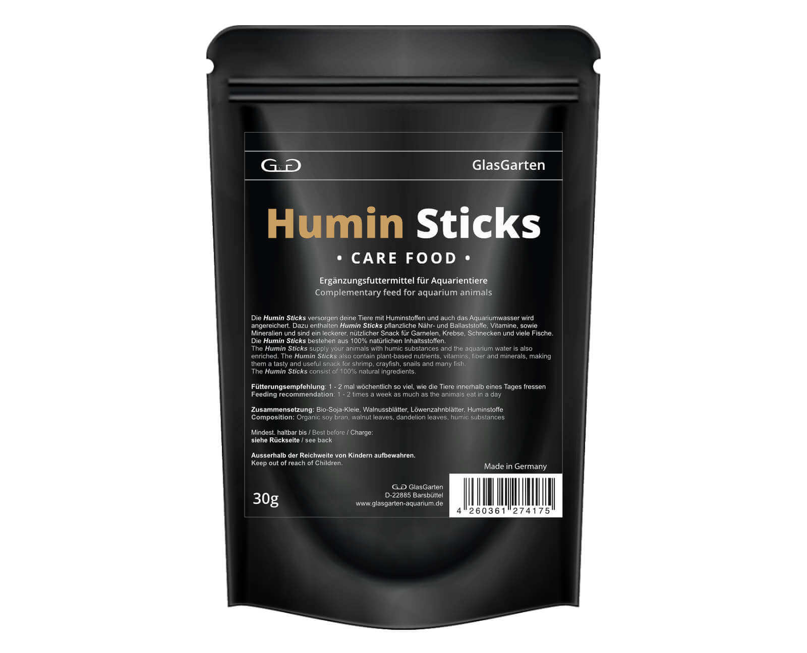 Bâtonnets immunitaires GlasGarten - Care Food