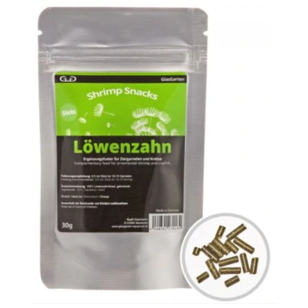 GlasGarten Shrimp Snacks Dandelion