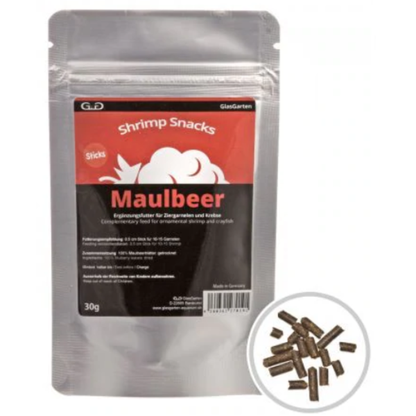 Collations aux crevettes GlasGarten aux mûres