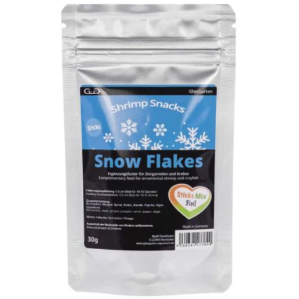 GlasGarten Shrimp Snacks Snow Flakes