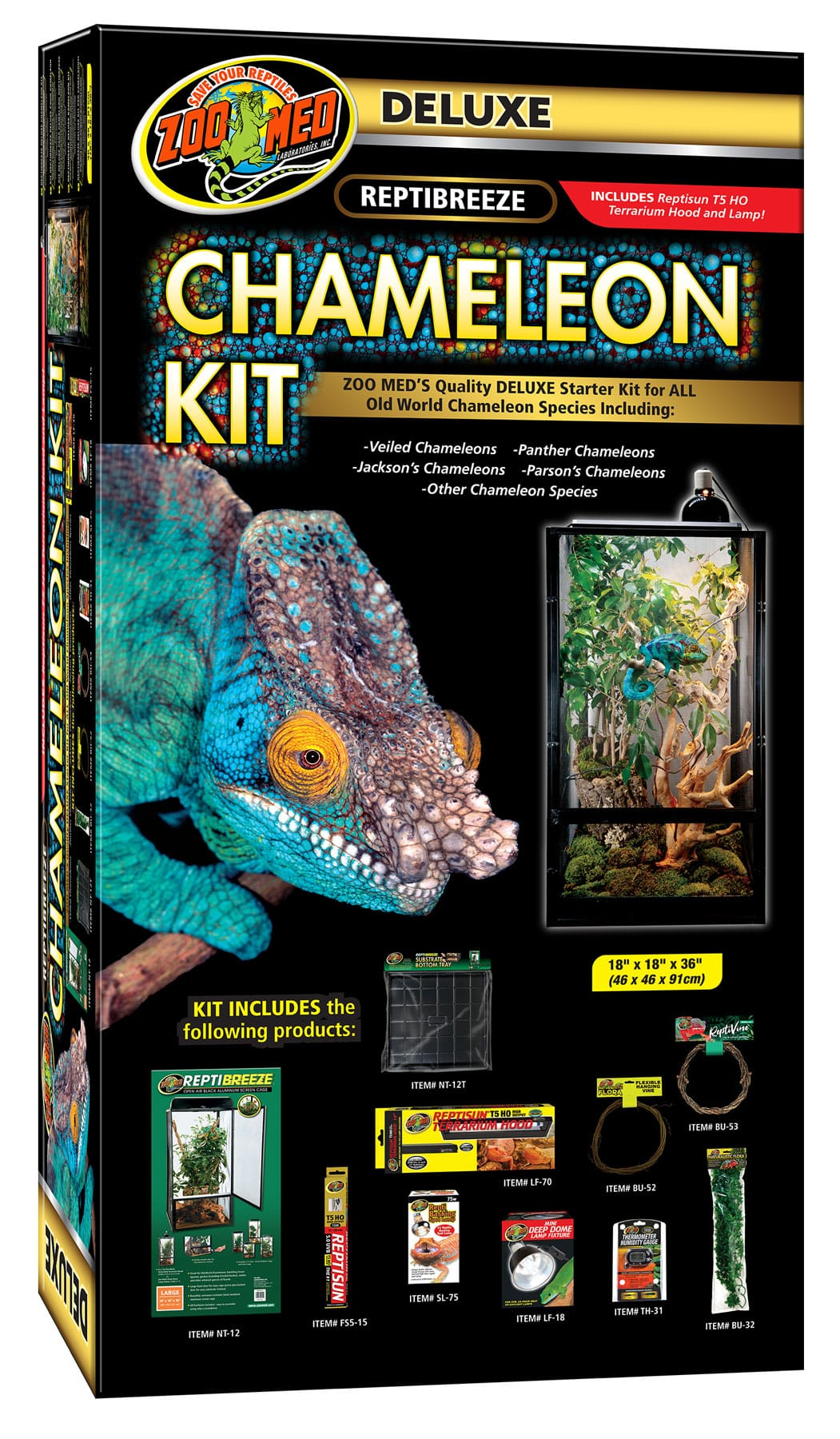 Zoo Med ReptiBreeze Deluxe Chameleon Kit