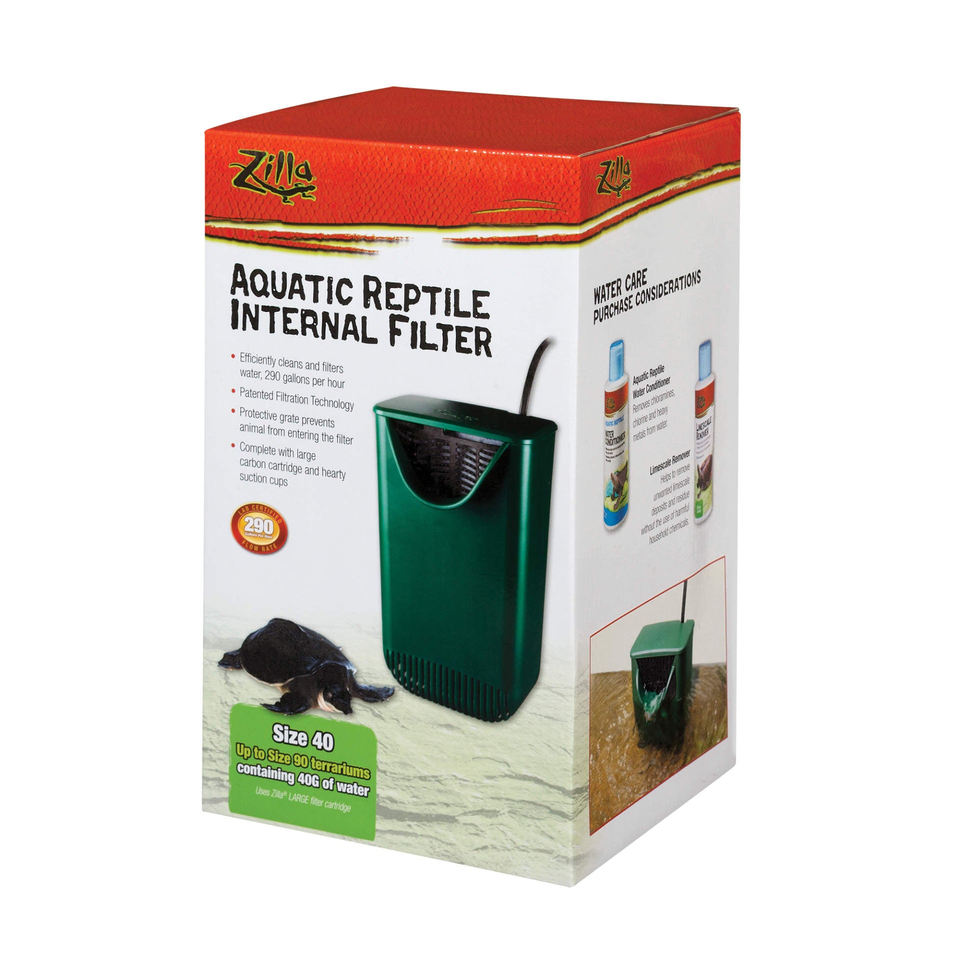Filtre interne pour reptiles aquatiques Zilla