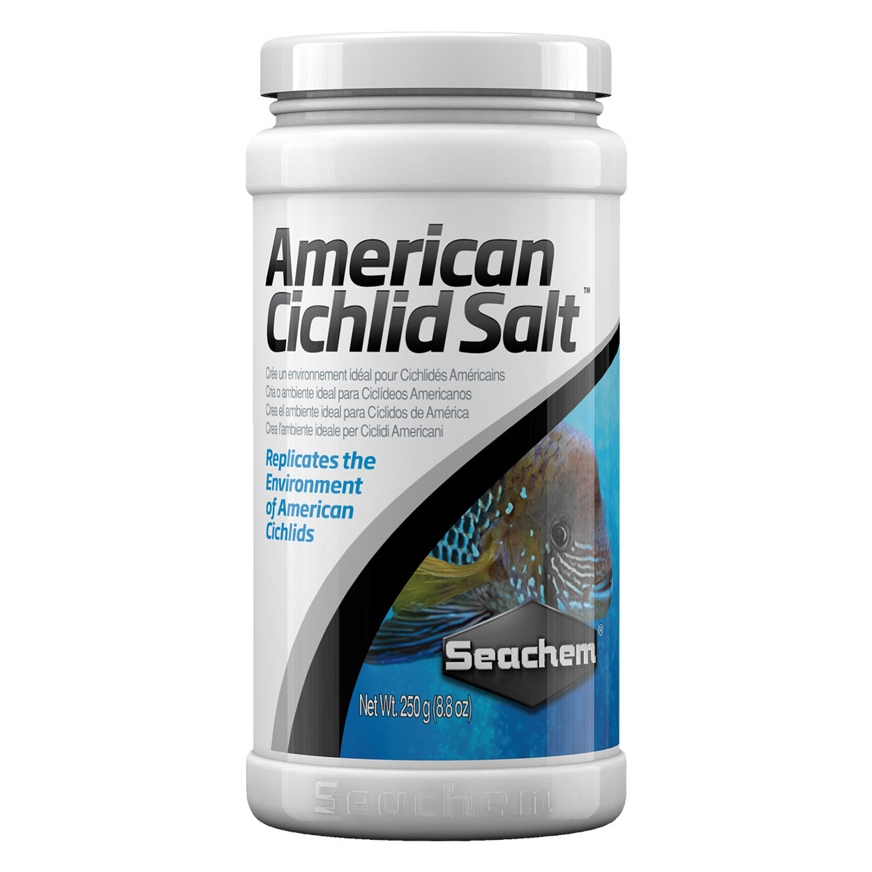 Sel de cichlidé américain Seachem - 250 g