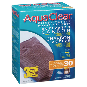 Lot de 3 filtres à charbon actif AquaClear