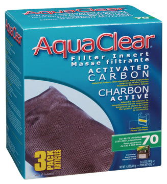 AquaClear Activated Carbon Filter Insert 3 pack