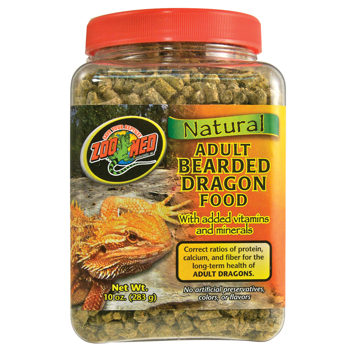 Zoo Med Natural Bearded Dragon Food – Adult Formula