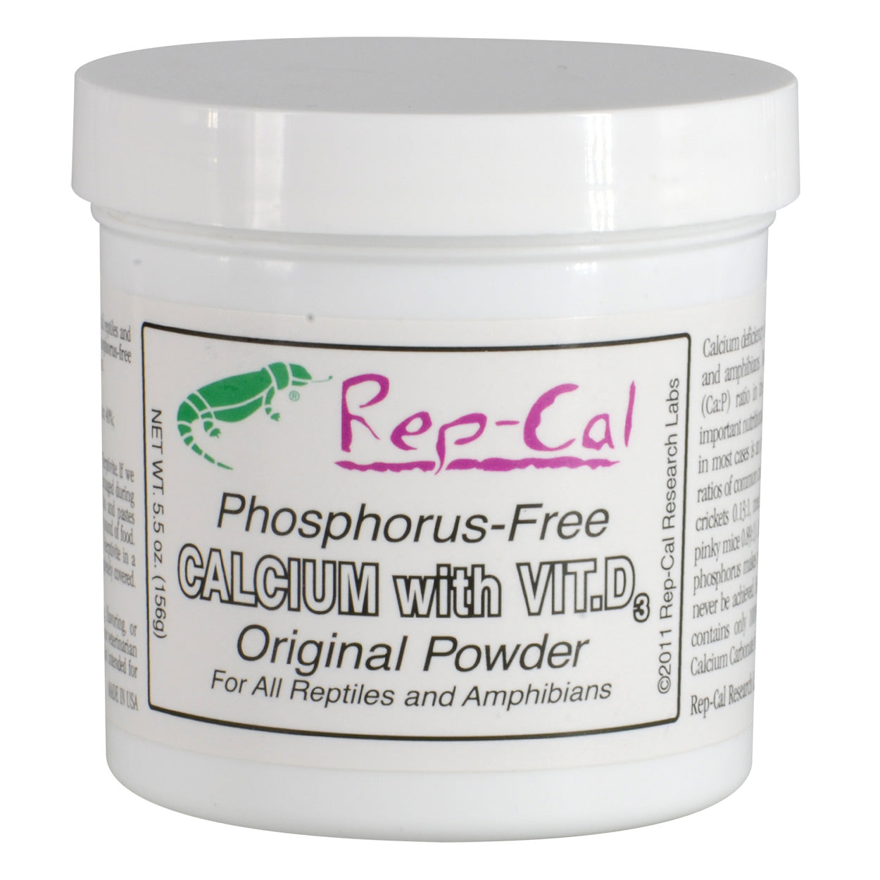 Rep-Cal Calcium avec vitamine D3 - 5,5 oz