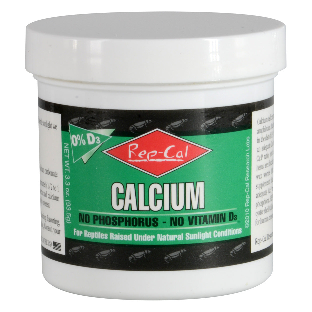 Rep-Cal Calcium sans vitamine D3 - 3,3 oz