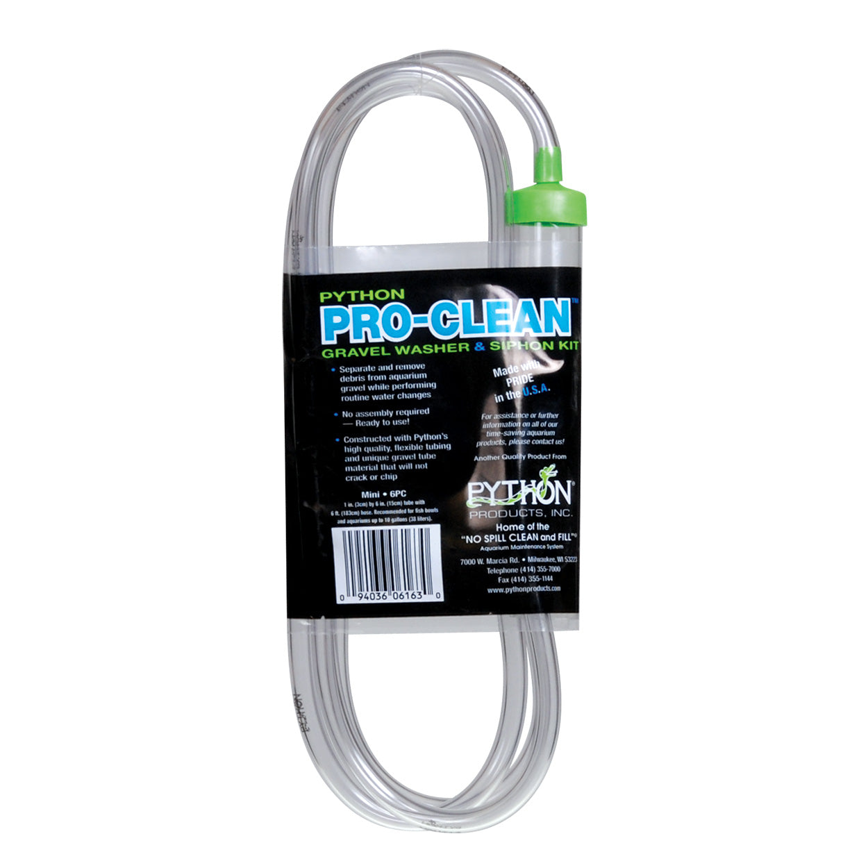 Kit de nettoyage de gravier et de siphon Python Pro Clean