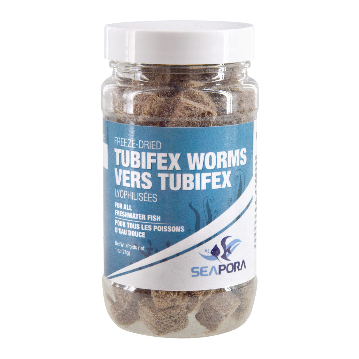 Seapora Freeze Dried Tubifex Worms