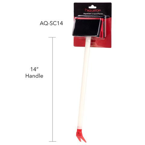 Jardinière grattoir pour aquarium Aquatop 2 en 1