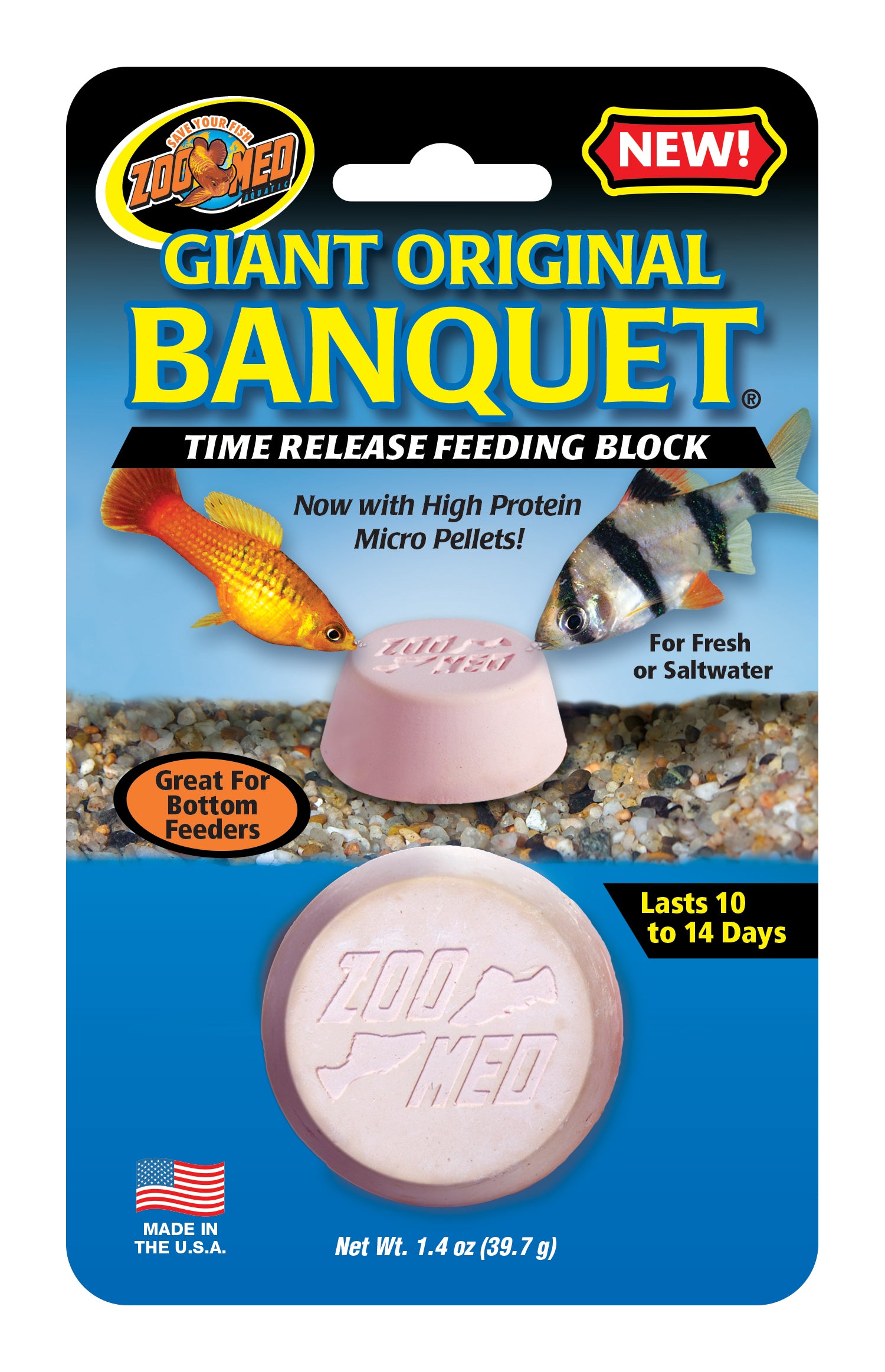 Bloc d'alimentation Zoo Med Original Banquet