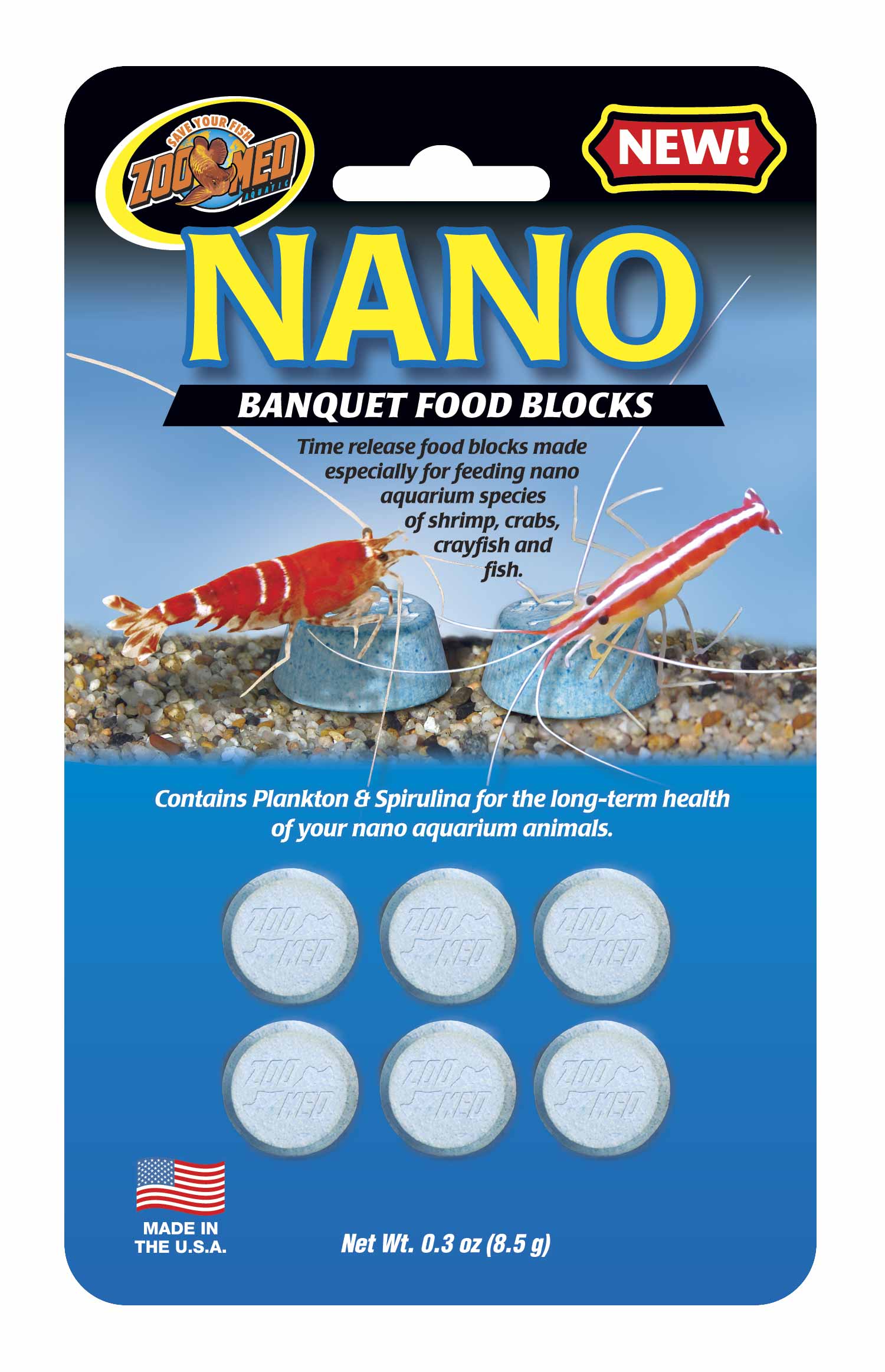 Zoo Med Nano Banquet Food Blocks