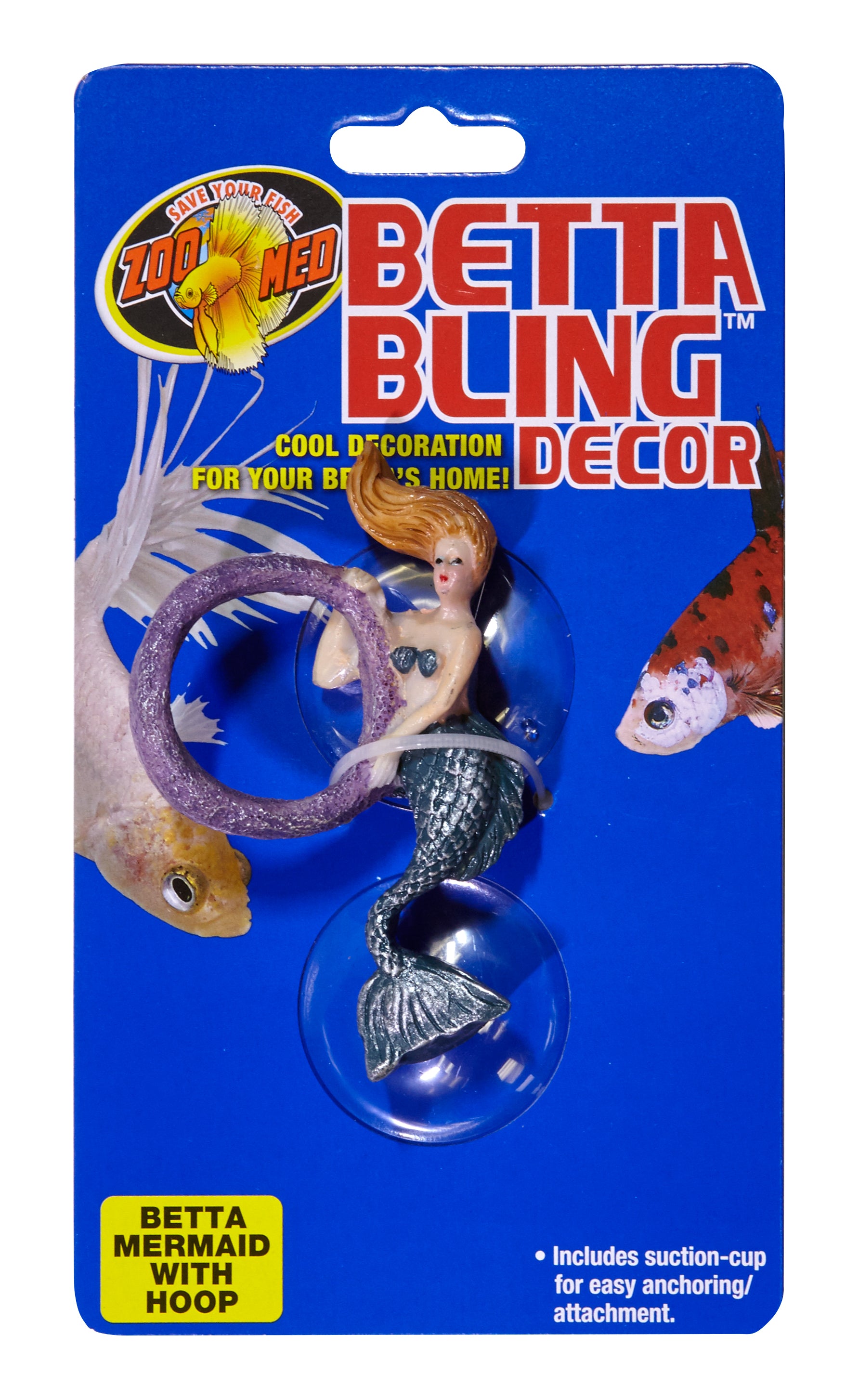 Zoo Med Betta Bling Decor – Sirène avec cerceau