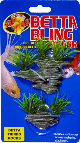 Décoration Zoo Med Betta Bling – Rochers à plusieurs niveaux