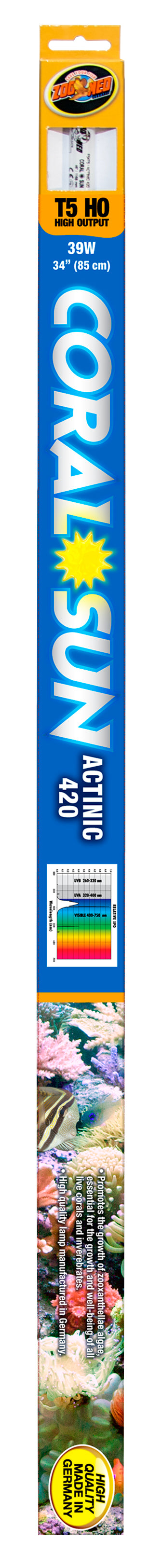 Zoo Med T5 HO Coral Sun Actinic 420