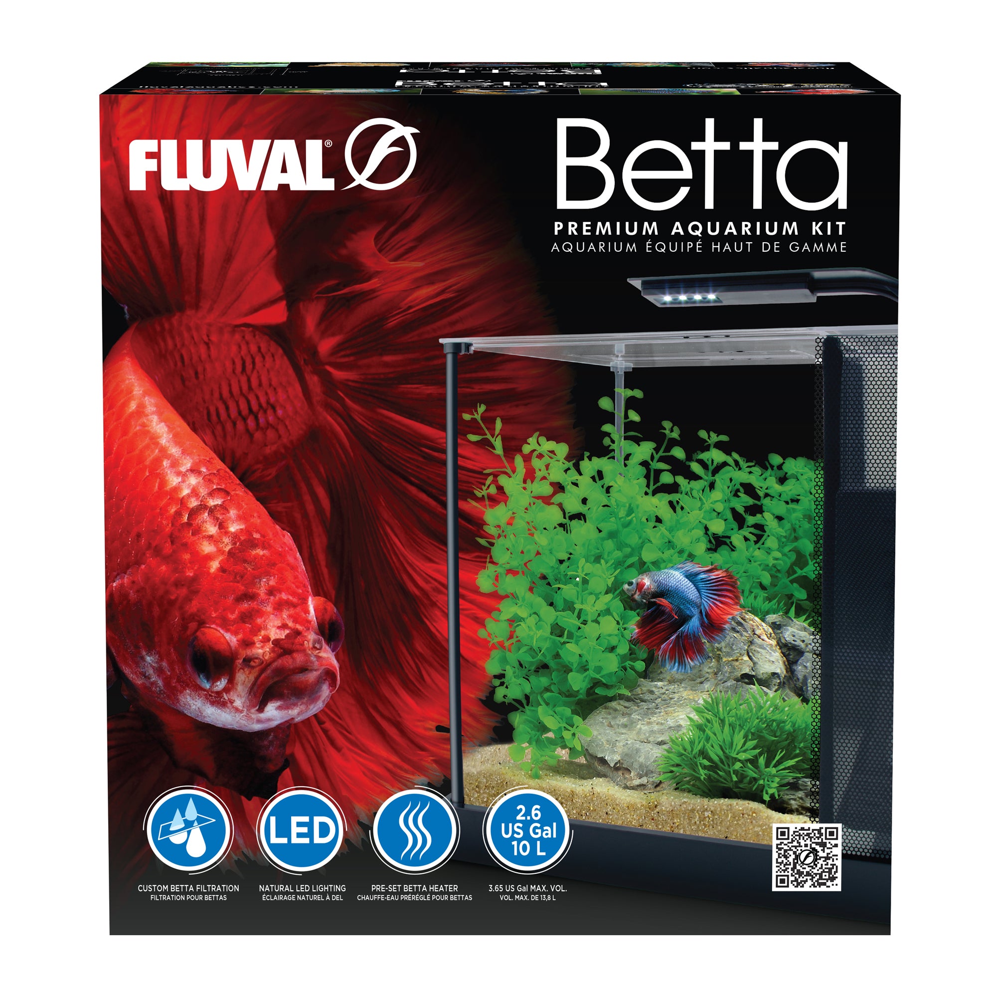 Kit Fluval Betta 10 litres