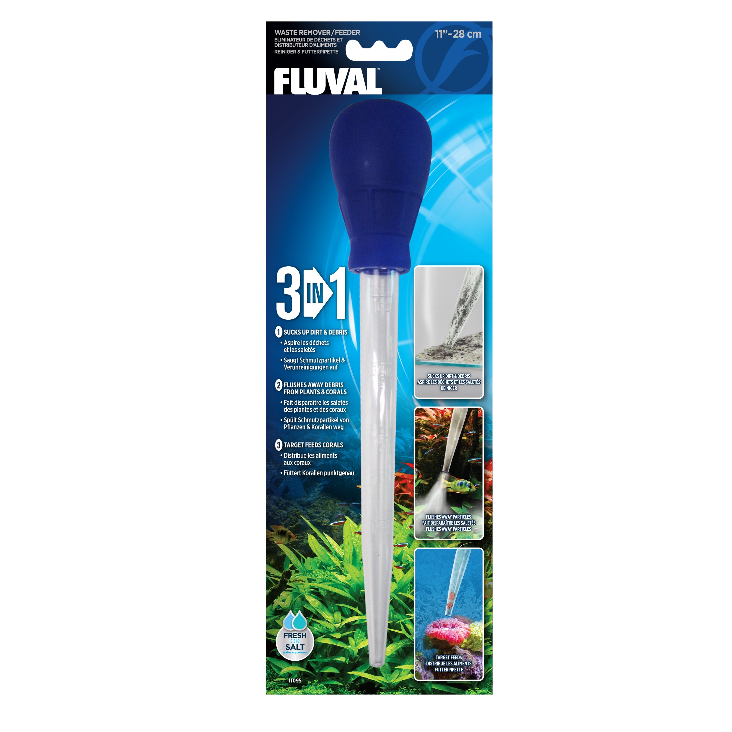 Éliminateur de déchets Fluval 3 en 1