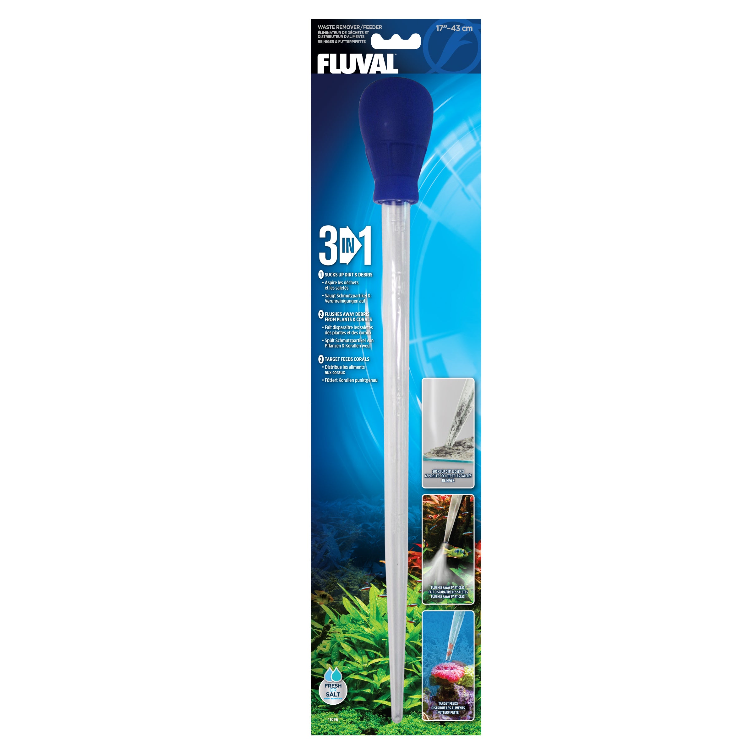 Éliminateur de déchets Fluval 3 en 1