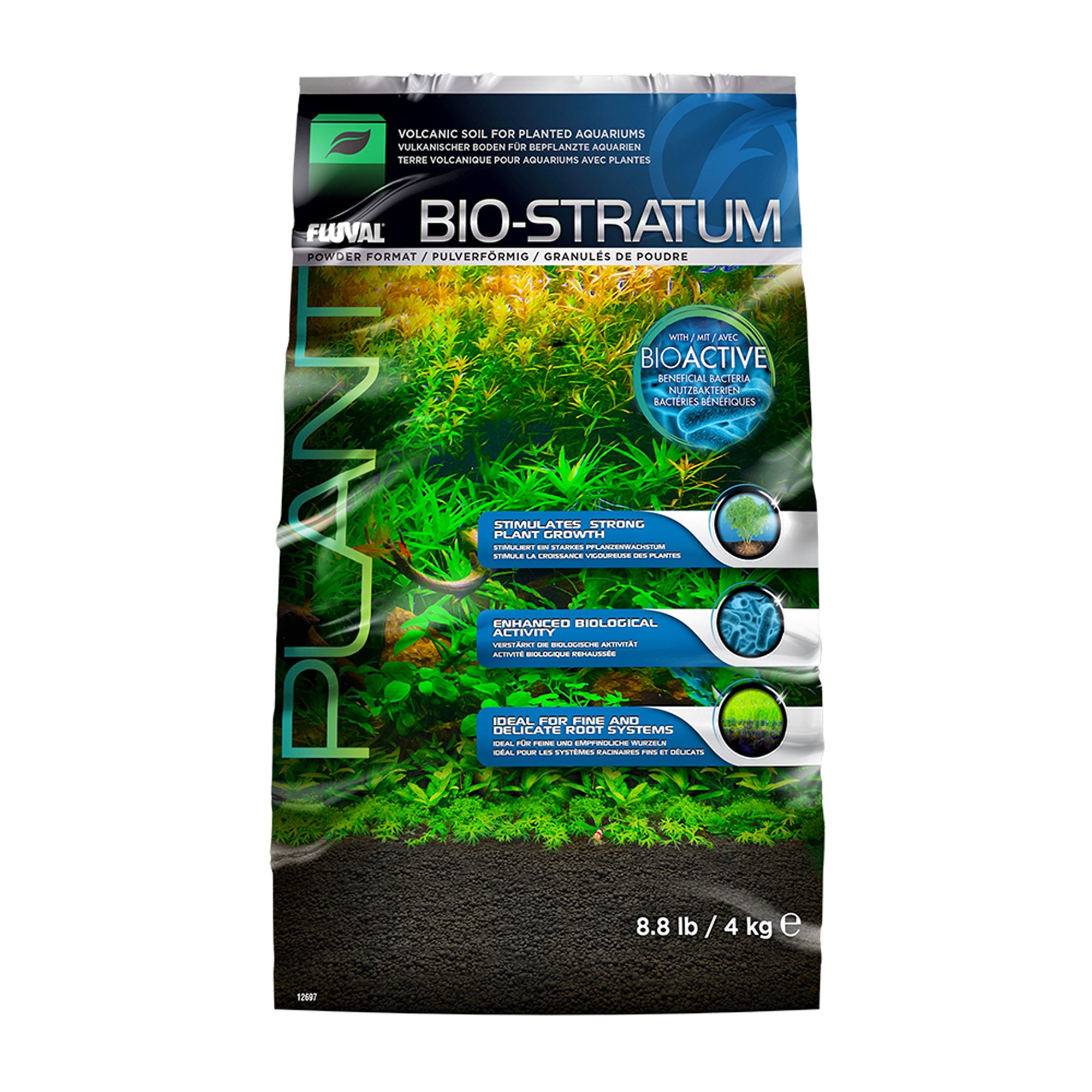 Poudre de sol pour aquarium Fluval Bio-Stratum