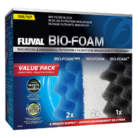 Ensemble économique de mousse bio Fluval 106/107