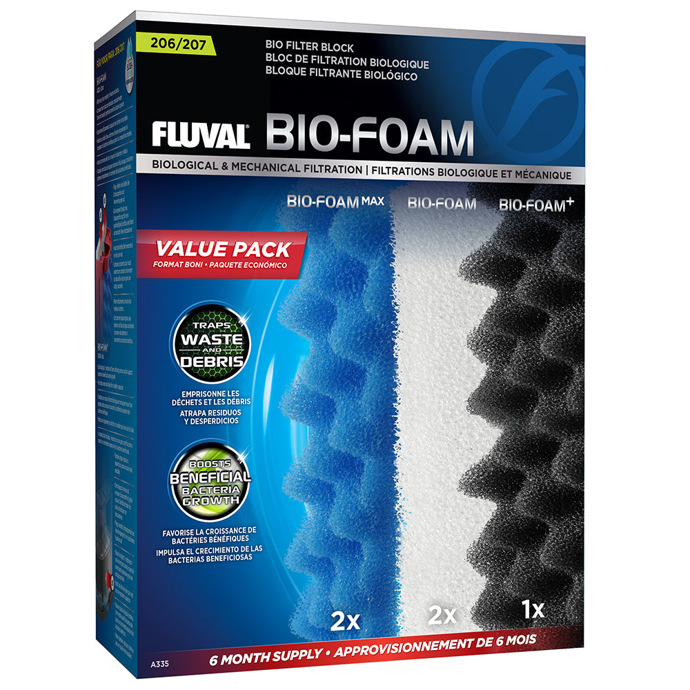 Ensemble économique de mousse bio Fluval 206/207