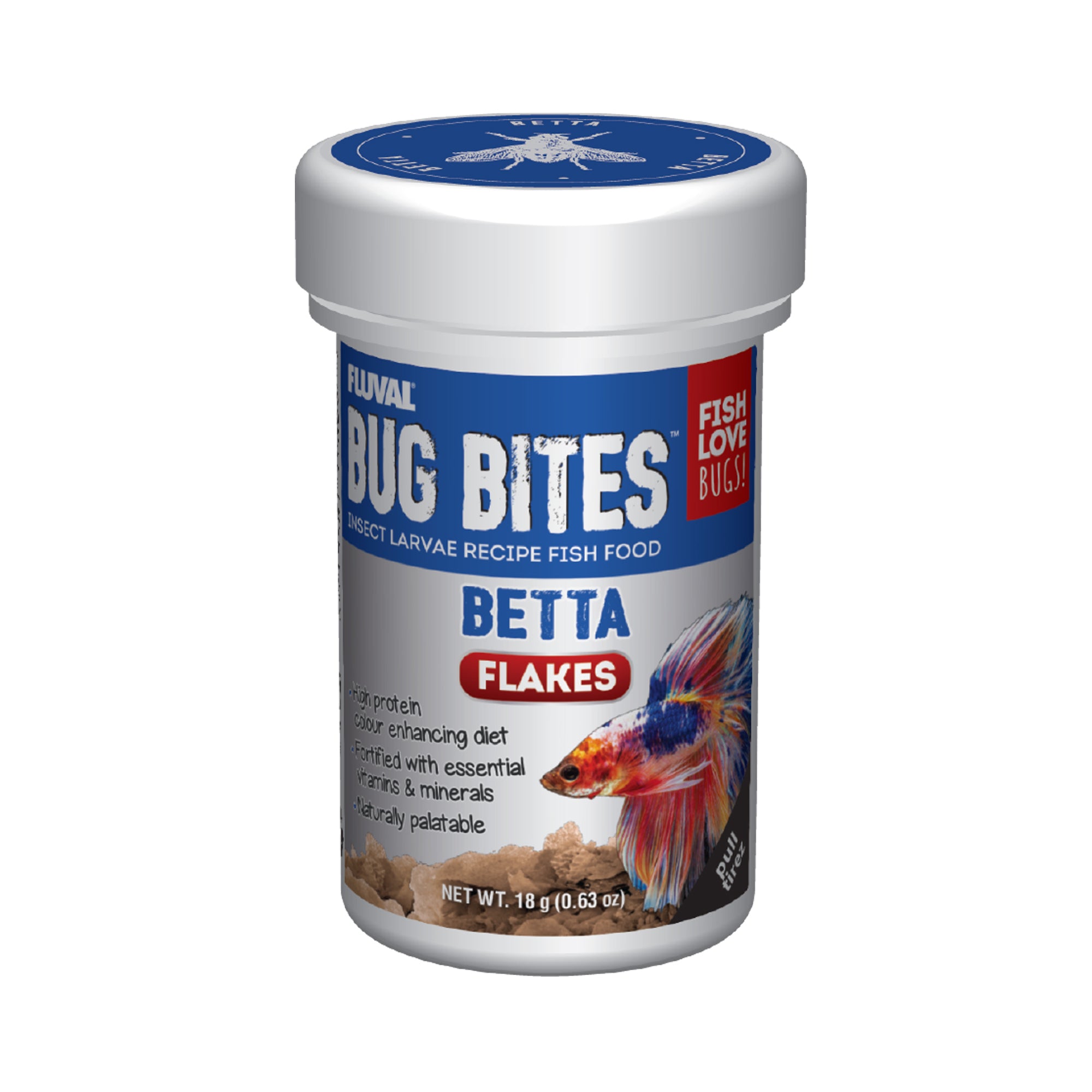 Fluval Bug Bites Betta Flakes
