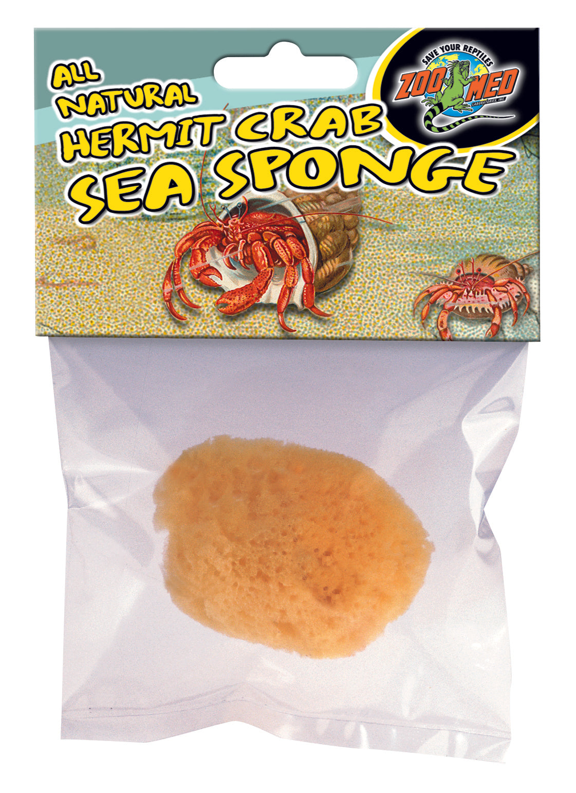 Éponge de mer de crabe ermite de Zoo Med