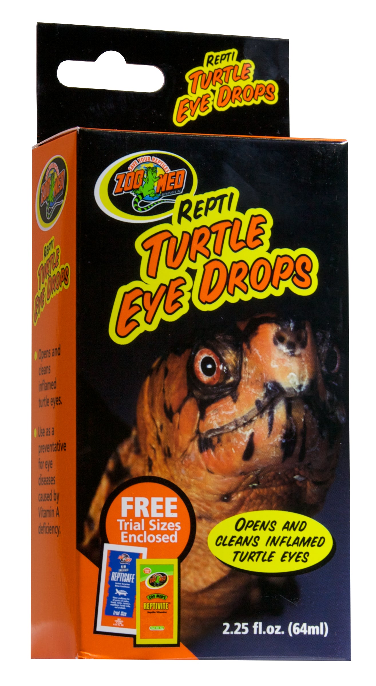 Gouttes pour les yeux Zoo Med Repti Turtle 2,25 oz.