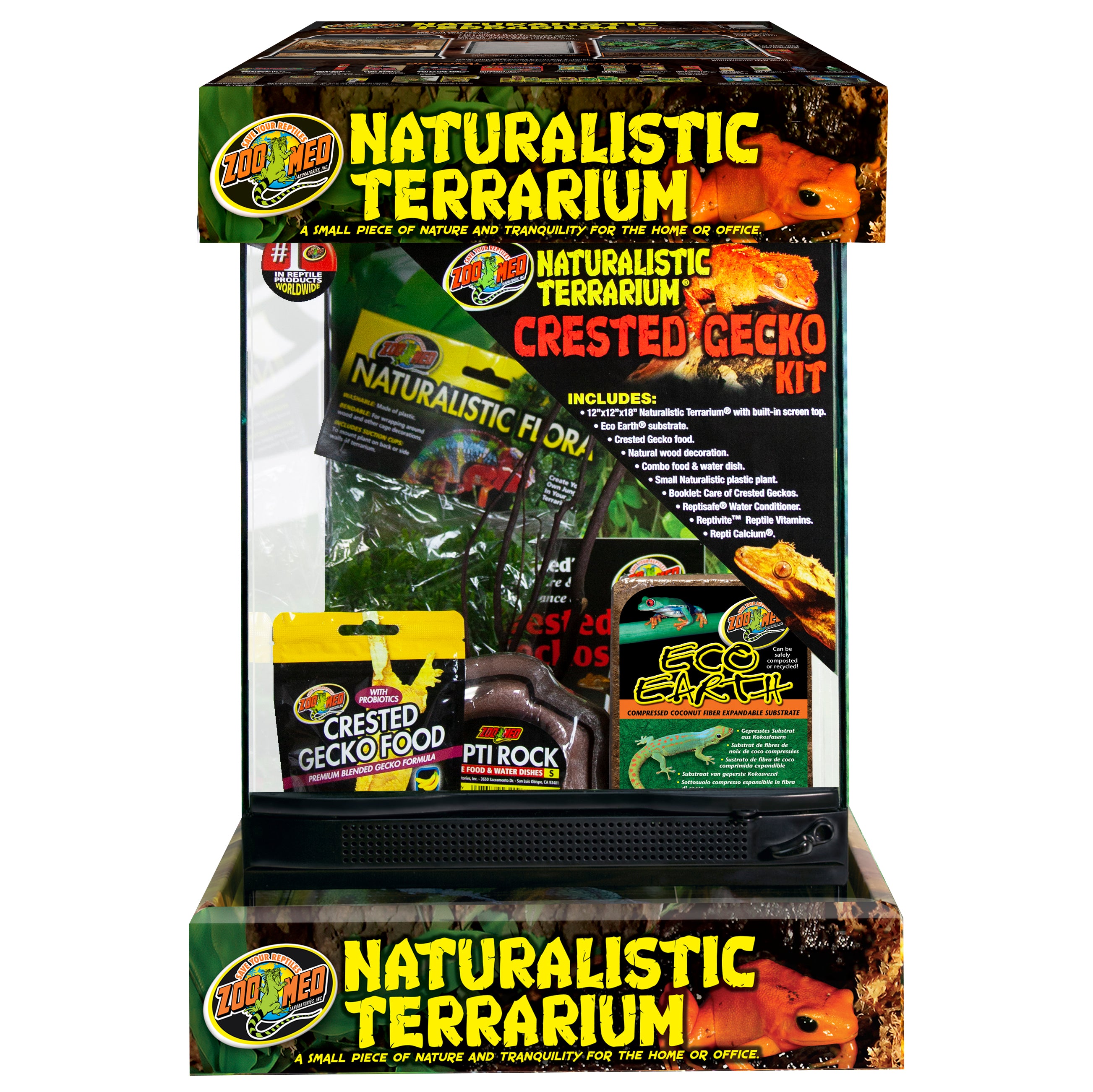 Zoo Med Naturalistic Terrarium Crested Gecko Kit