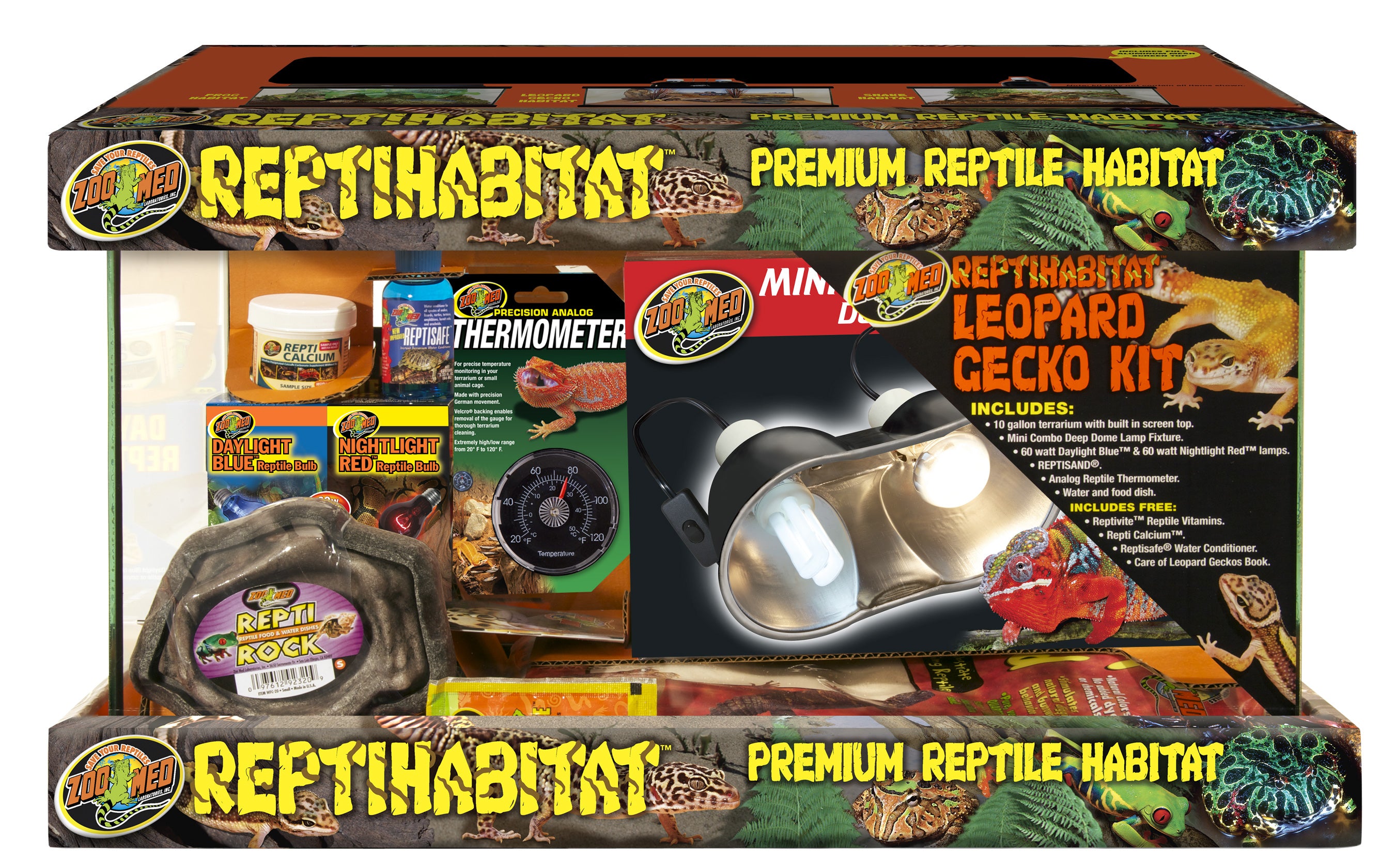 Zoo Med ReptiHabitat 10 Gallon Leopard Gecko Kit