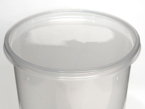 Couvercle de charcuterie légèrement opaque de 4,5 po