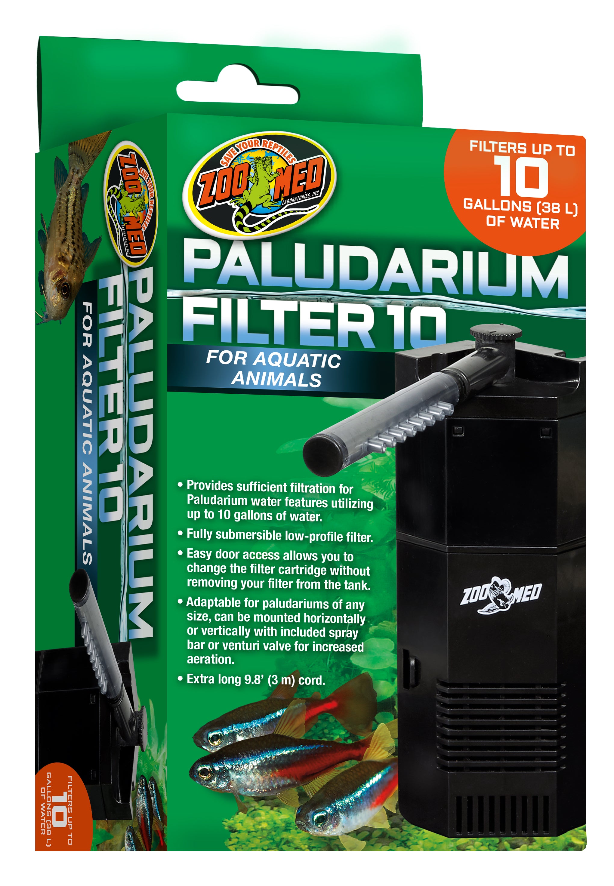 Reptile clearance water filter