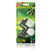 Exo Terra Monsoon Replacement 2 Nozzles with Suction Cups for PT2495