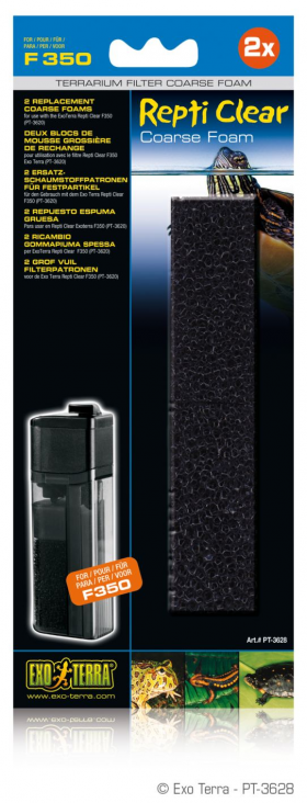 Mousse transparente grossière Exo Terra Repti F350