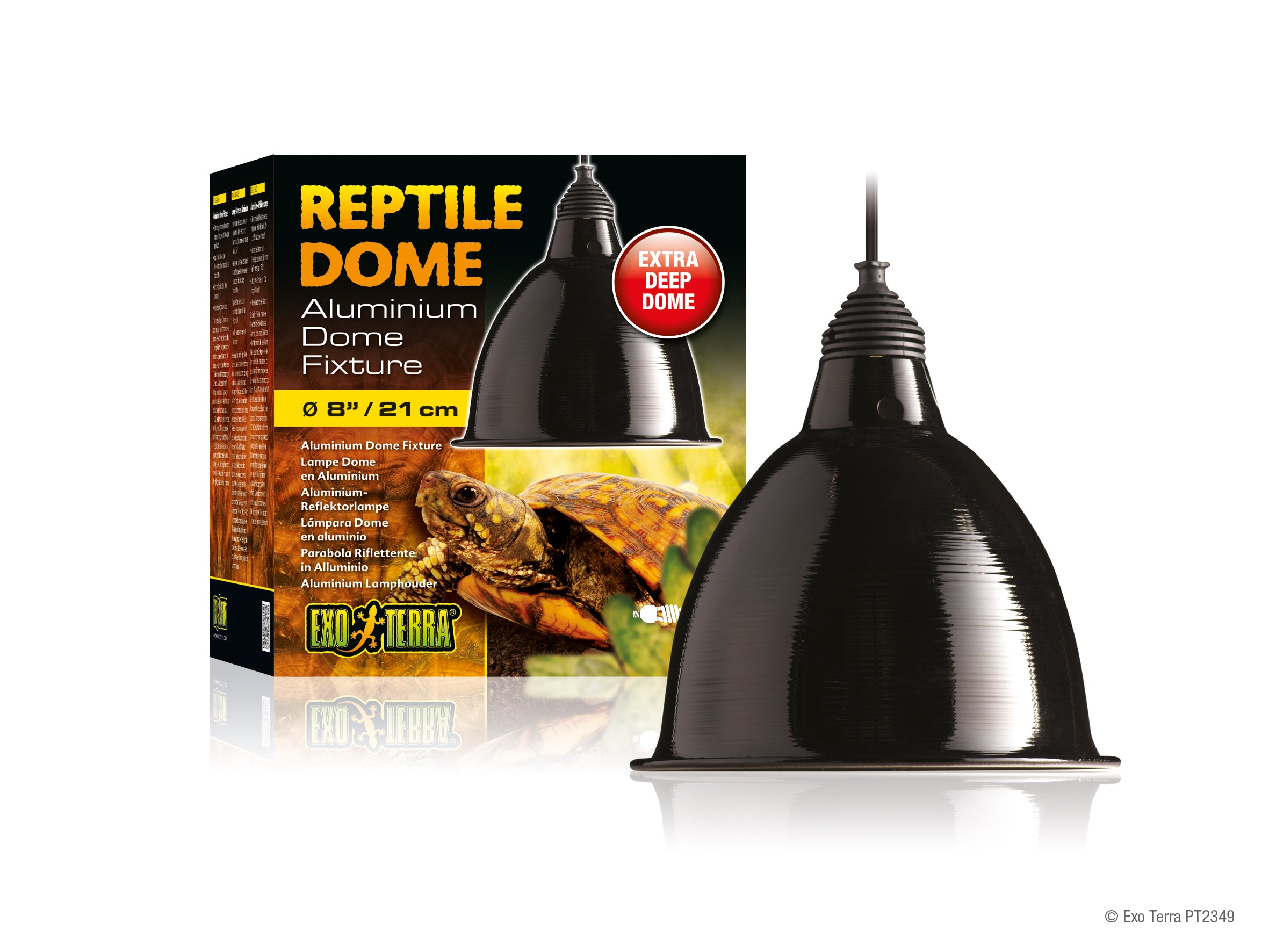 Exo Terra Reptile Aluminum Dome Deep Fixture