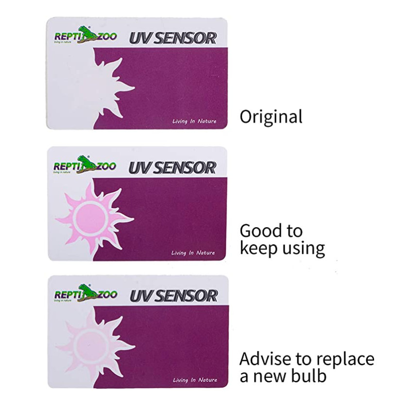 Cartes de capteur UV Reptizoo (lot de 2)