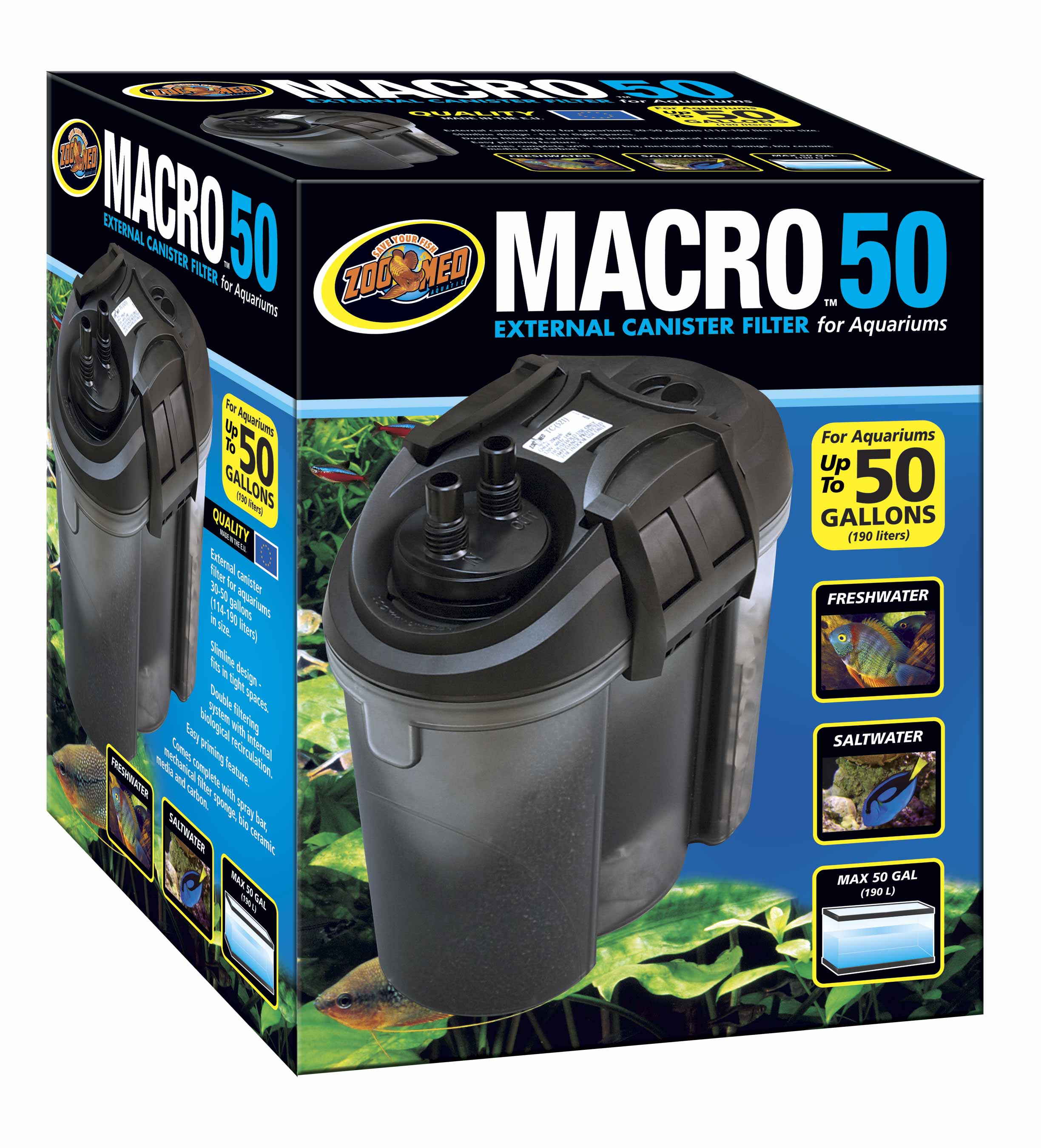 Zoo Med Macro™ 50 External Canister Filter