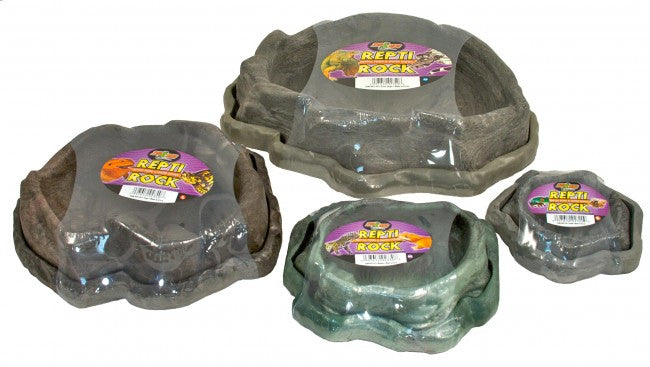 Gamelle pour nourriture et eau Zoo Med Combo Repti Rock