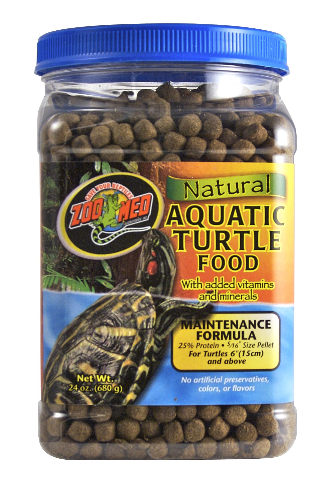 Nourriture naturelle pour tortues aquatiques Zoo Med – Formule d'entretien