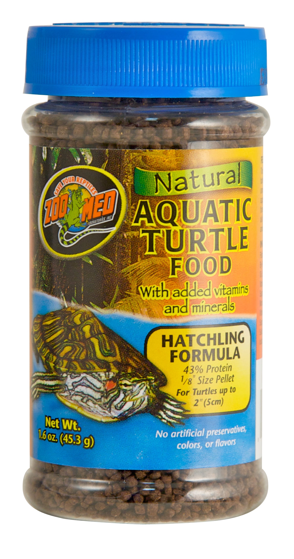 Zoo Med Natural Aquatic Turtle Food – Hatchling Formula