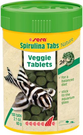 Comprimés de spiruline Sera Nature (à coller sur le verre)
