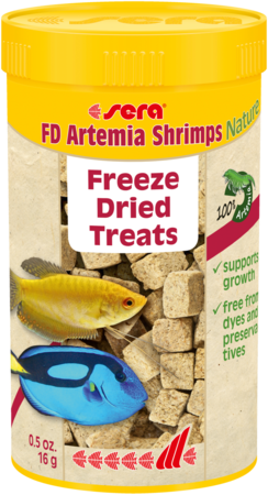 Artémias Sera FD (crevettes saumâtres) – Friandises lyophilisées