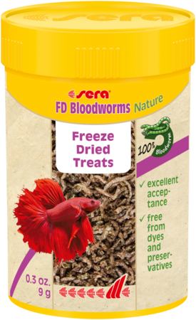 Sera FD Bloodworms - Friandises lyophilisées