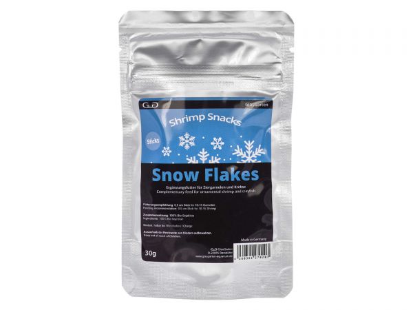 GlasGarten Shrimp Snacks Snow Flakes