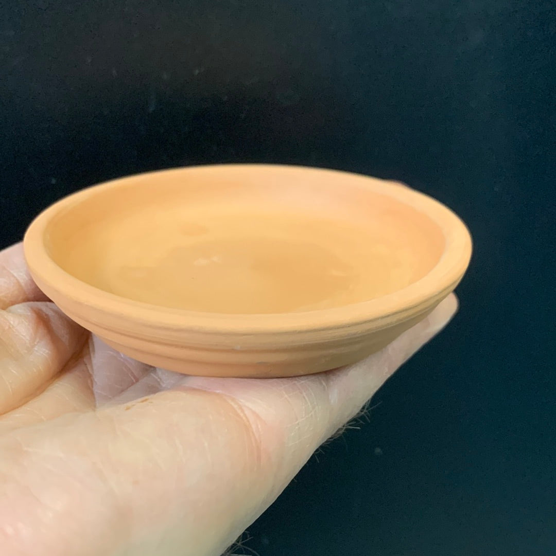 Soucoupe en argile Terre cuite imperméable