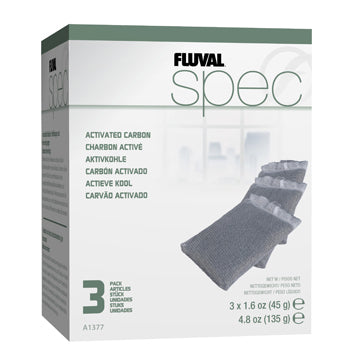 Cartouches de charbon de remplacement Fluval Spec - Paquet de 3